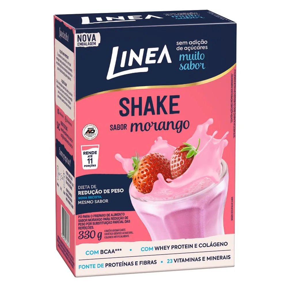 SHAKE ZERO 330GR MORANGO LINEA PREMIUM