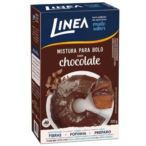 MISTURA P/ BOLO LINEA 300GR CHOCOLATE