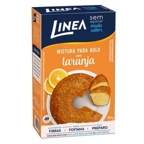 MISTURA P/ BOLO LINEA 300GR LARANJA
