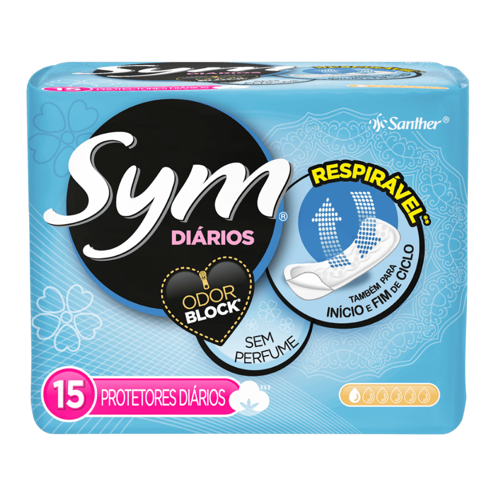 PROT.DIARIO SYM 1X15 S/FRAGRANCIA
