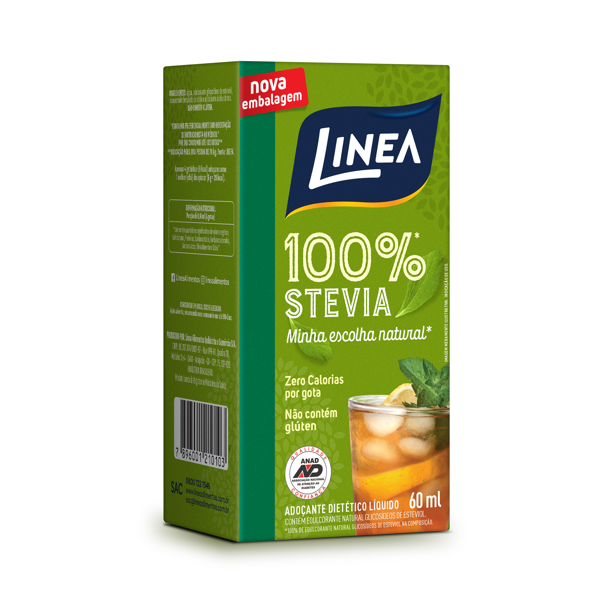 ADOCANTE STEVIA LIQ. LINEA 60ML