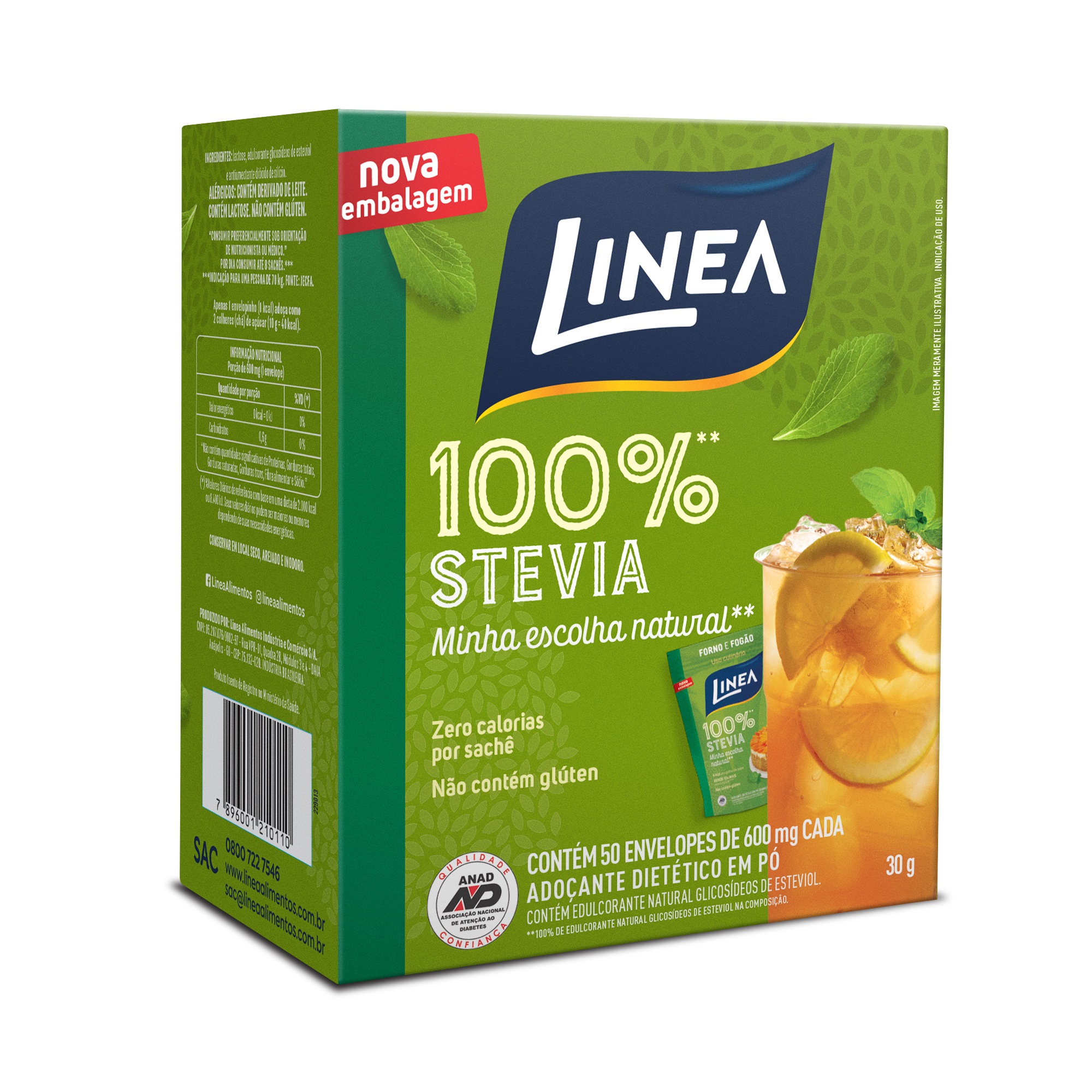 ADOCANTE STEVIA PO LINEA 50X0,5G