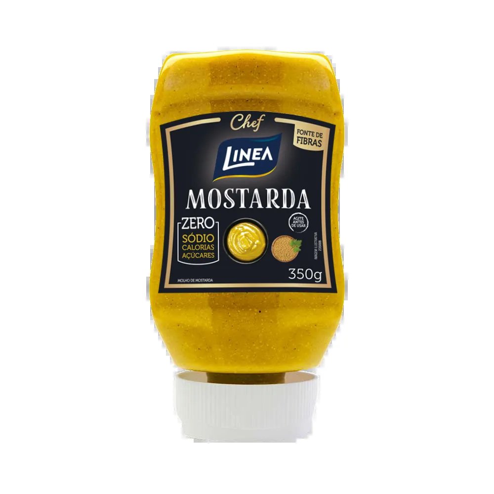MOLHO MOSTARDA LINEA 350GR ZERO PT.