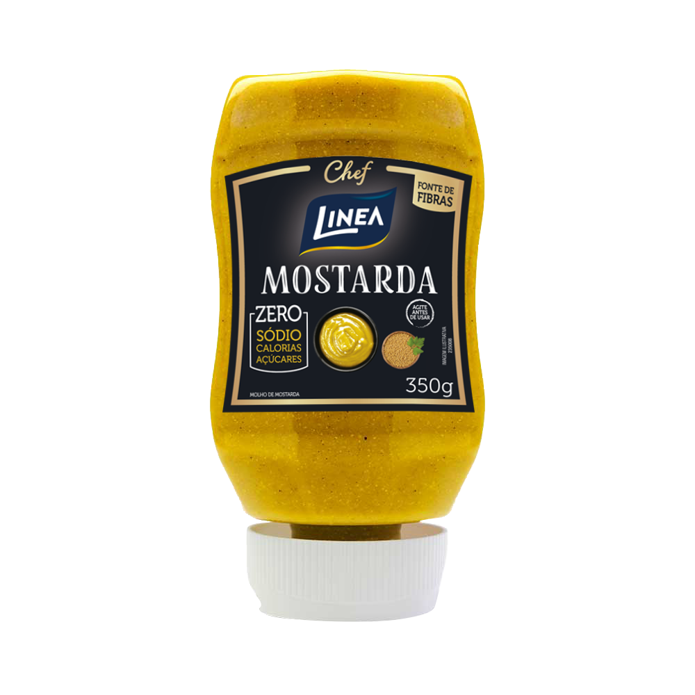 MOLHO MOSTARDA LINEA 350GR ZERO PT.