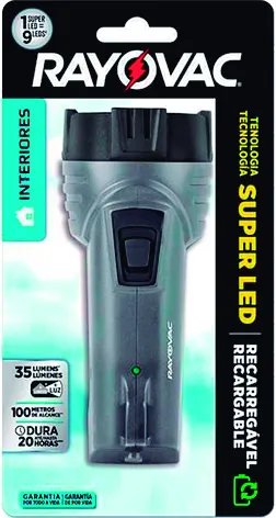 LANTERNA RAY. RECARREG. SUPER LED MINI 2