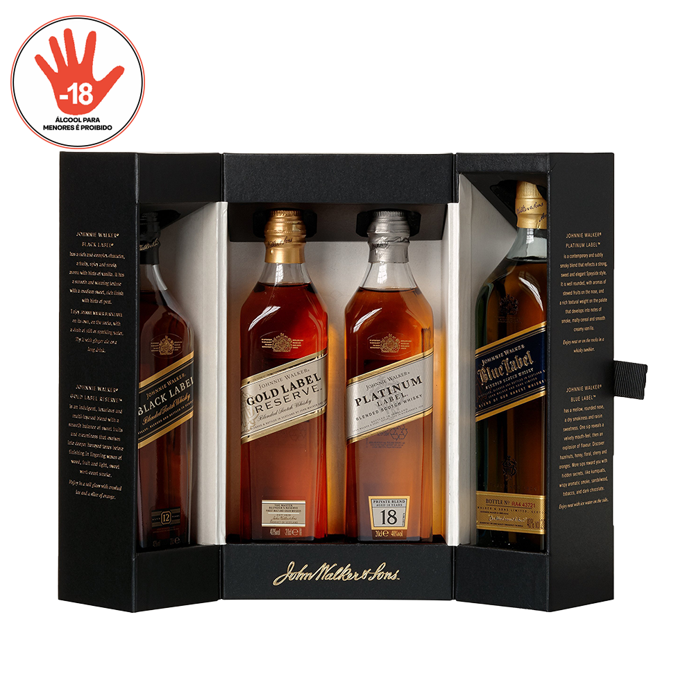WHISKY JOHNNIE WALKER 200ML COLLECTIONS
