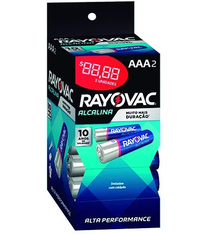 PILHA RAY. ALCAL.AAA PAL.C/ 32