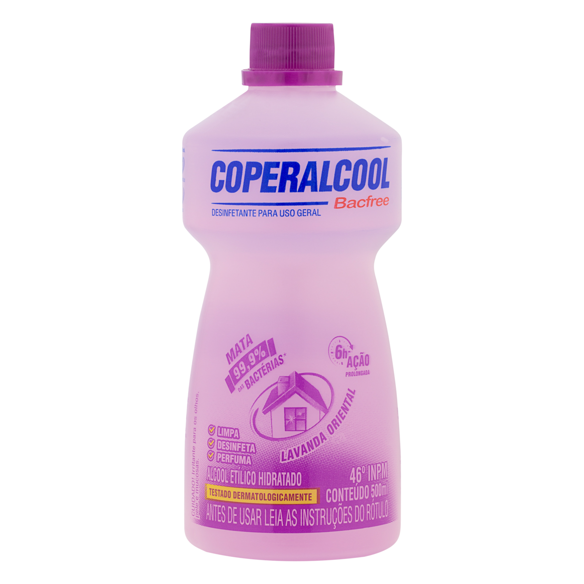 ALCOOL COPERALCOOL 500ML BACFREE LAVANDA