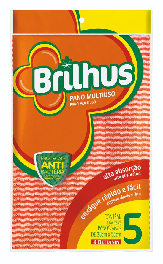 *PANO BRILHUS MULTIUSO ALMOFADA 5 UND