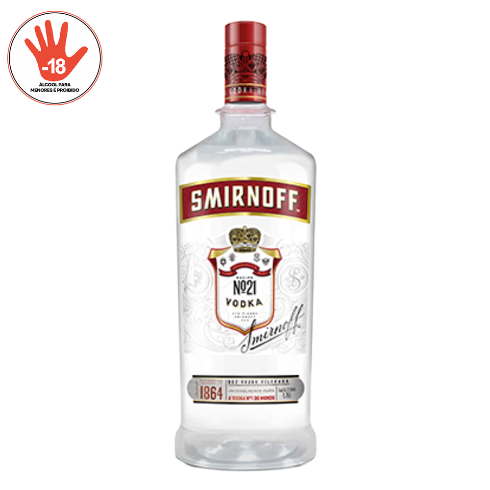 VODKA SMIRNOFF 1,750ML RED