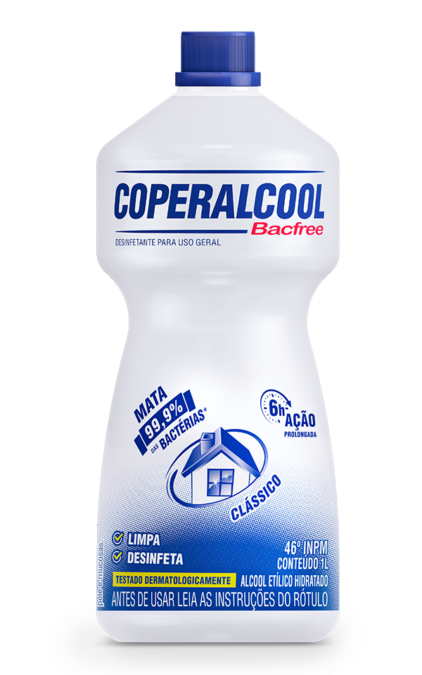 ALCOOL 70 1LT COPERALCOOL BACFREE HOSPIT