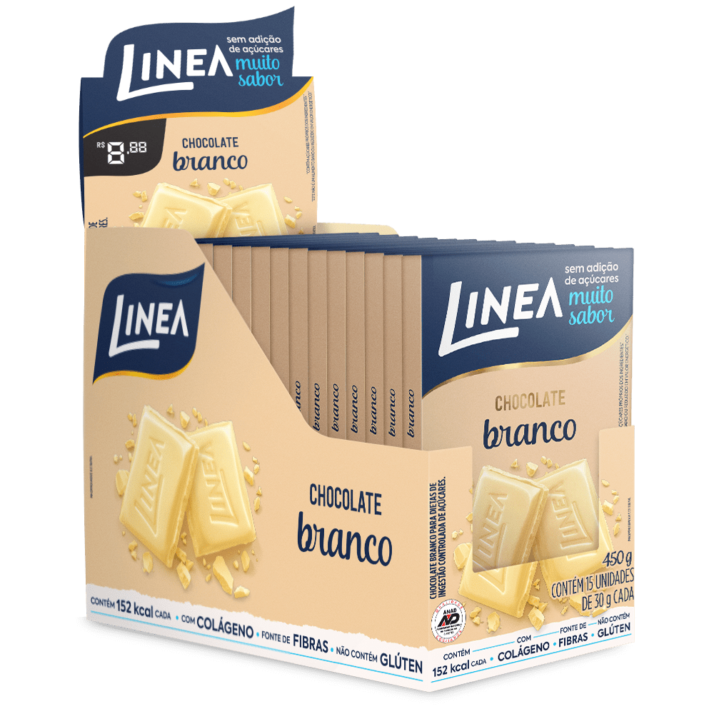 CHOC. LINEA 15X30GR COOKIESN CREAM B