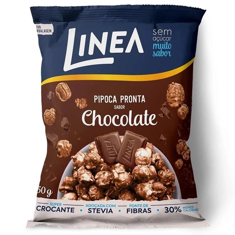 PIPOCA PRONTA LINEA 50GR CHOCOLATE ZERO