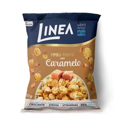 PIPOCA PRONTA 50GR CARAMELO ZERO ACUCAR