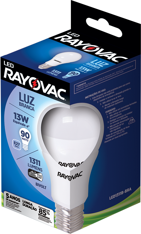 LAMP. RAY. LED 13W BI-VOLT BCA.