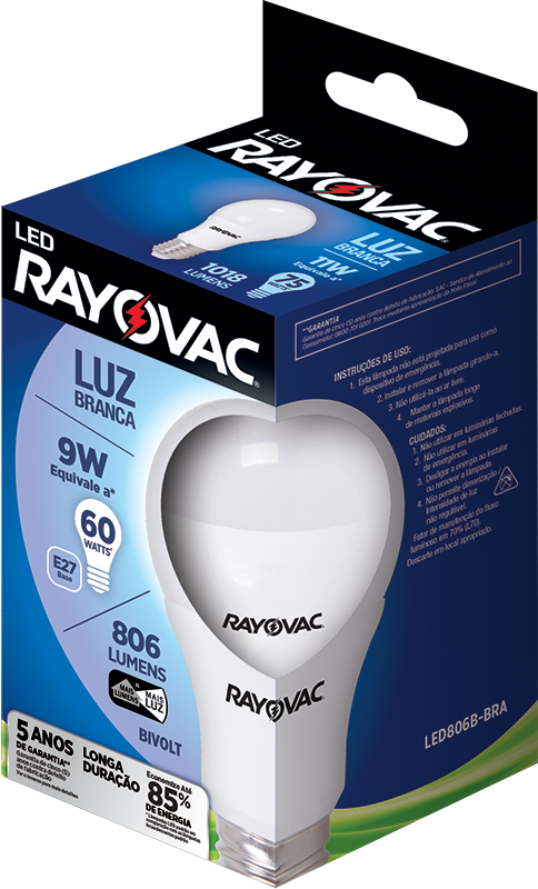 LAMP. RAY. LED 9W BI-VOLT BCA