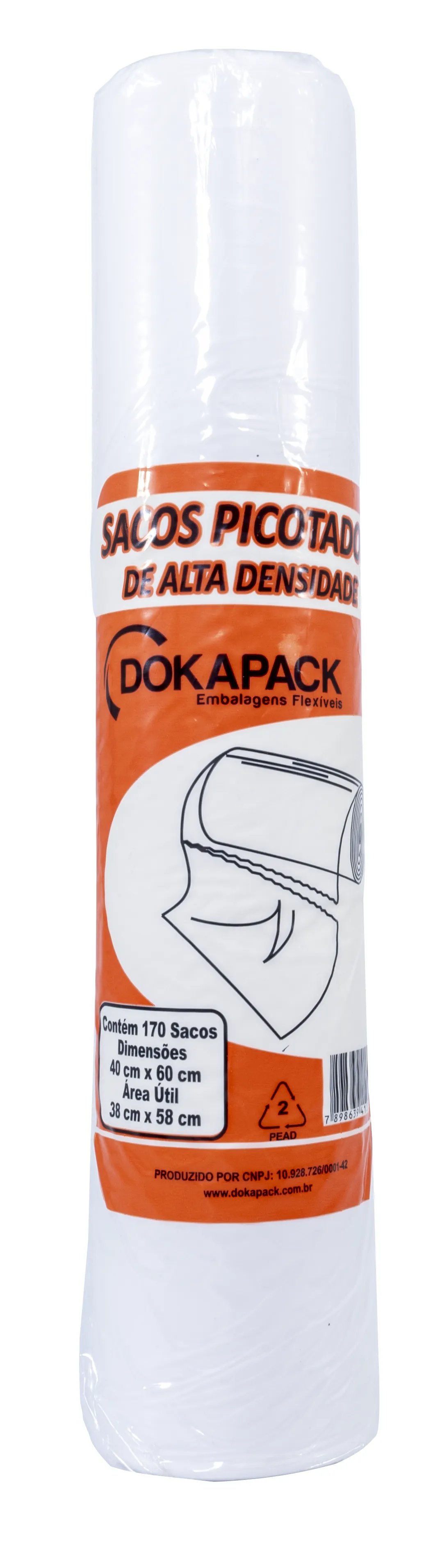 BOBINA PLASTICA PICOTADA 11,77KG FUNDO R