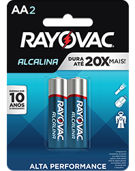 PILHA RAY. ALCAL.AA PEQ.C/ 2