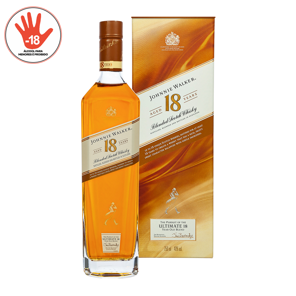 WHISKY JOHNNIE WALKER 750ML 18-A OLD
