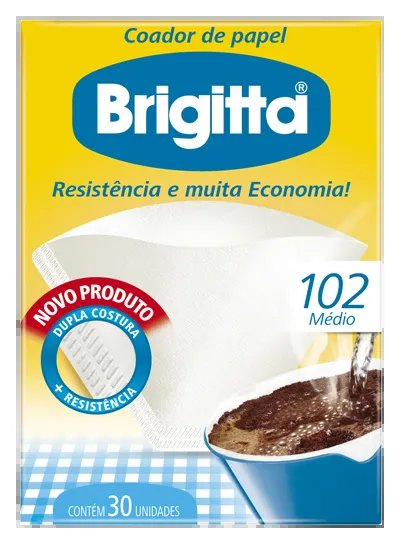 FILTRO DE PAPEL BRIGITTA 102 C/ 30 UND