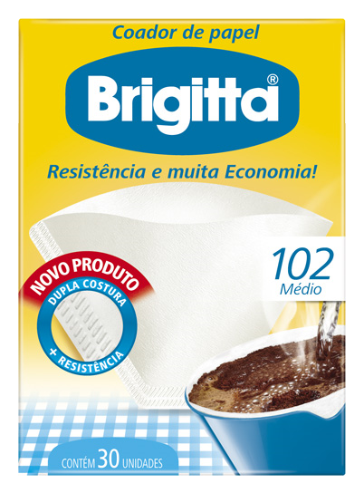 FILTRO DE PAPEL BRIGITTA 102 C/ 30 UND
