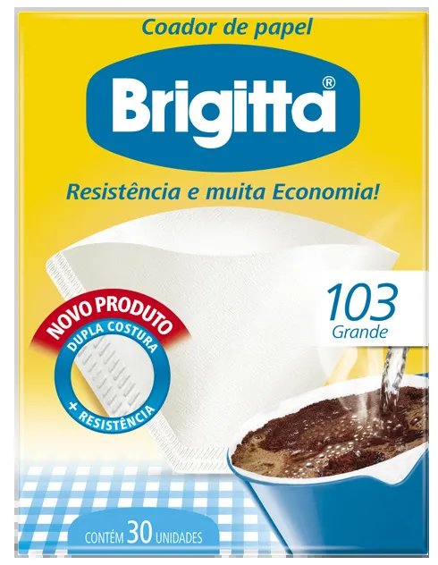 FILTRO DE PAPEL BRIGITTA 103 C/ 30 UND