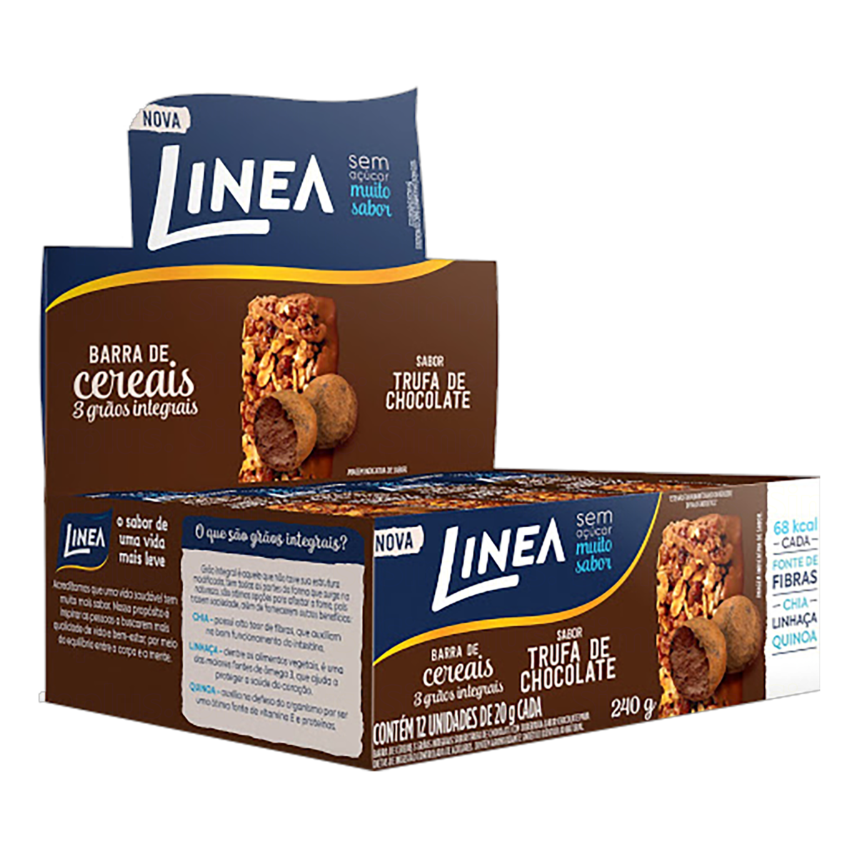 BARRA CEREAIS LINEA 12X20GR TRUFA DE CHO