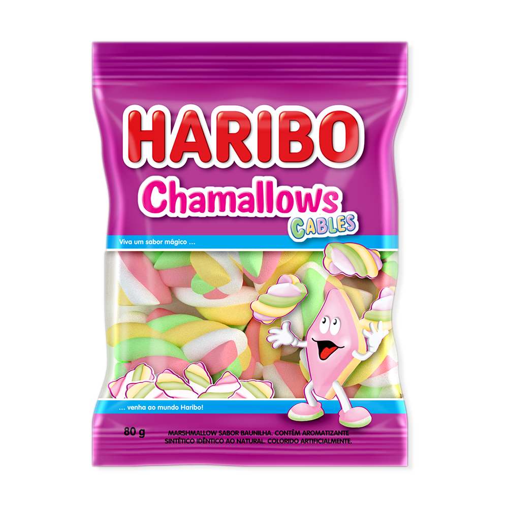 *MARSHMALLOW 80GR HARIBO CABLES