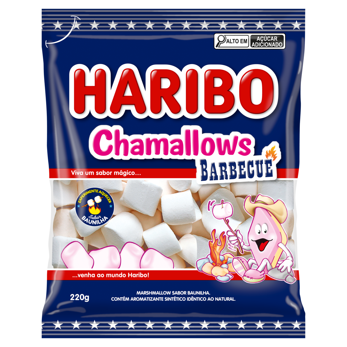 MARSHMALLOW HARIBO BARBECUE 220G