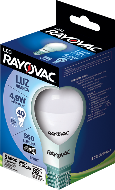 LAMP. RAY. LED 4,9W BI-VOLT BCA.