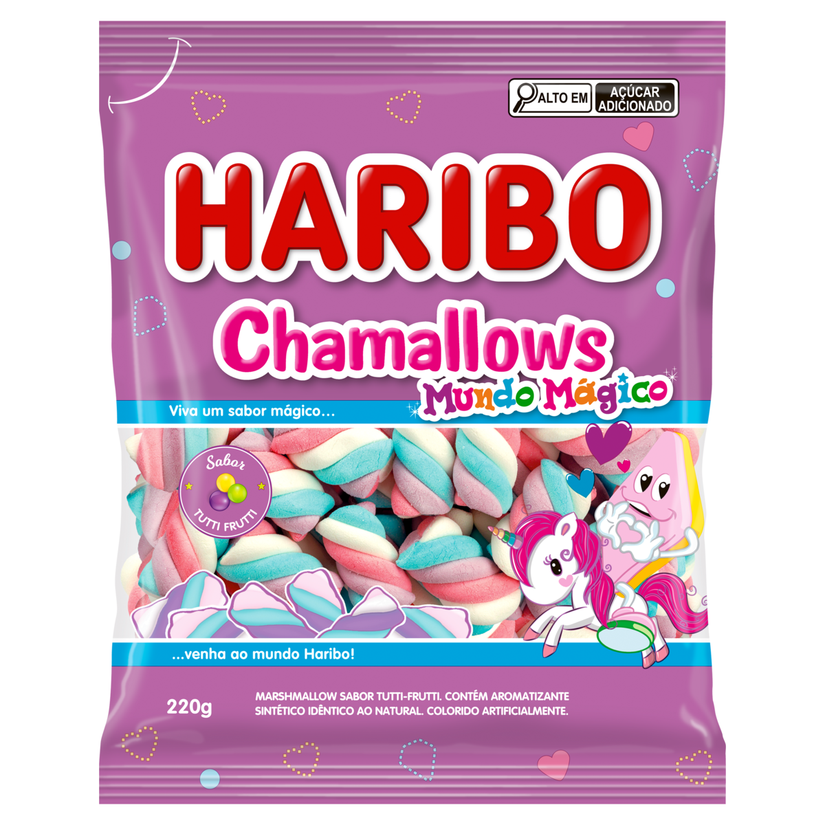 MARSHMALLOW HARIBO MUNDO MÁGICO 220G