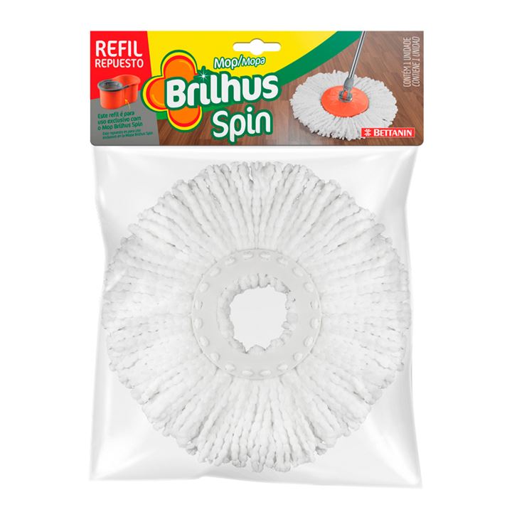 MOP BRILHUS SPIN REFIL