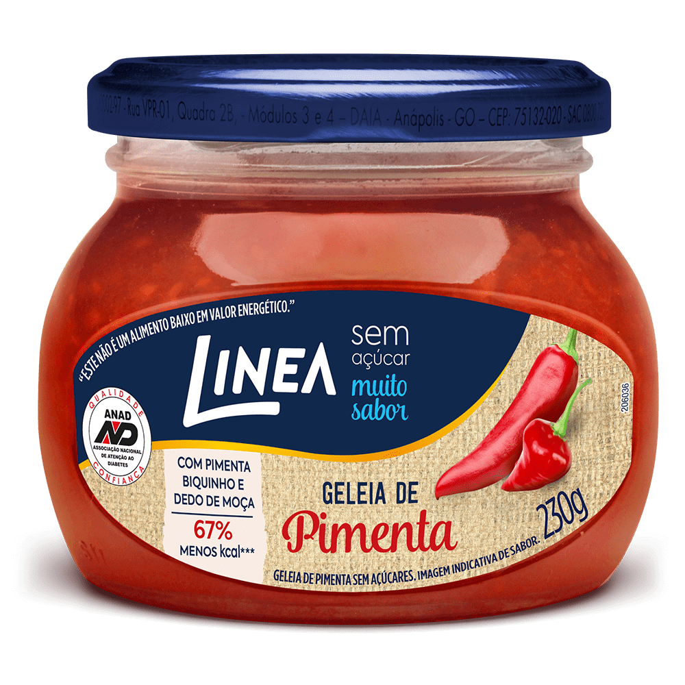 GELEIA DIET LINEA 230GR PIMENTA VERMELHA