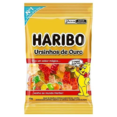 BALA DE GELATINA 50GR URSINHOS DE OURO