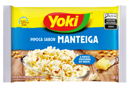 PIPOCA MICRO YOKI 100GR MANTEIGA