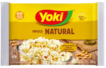 PIPOCA MICRO YOKI 100GR NATURAL