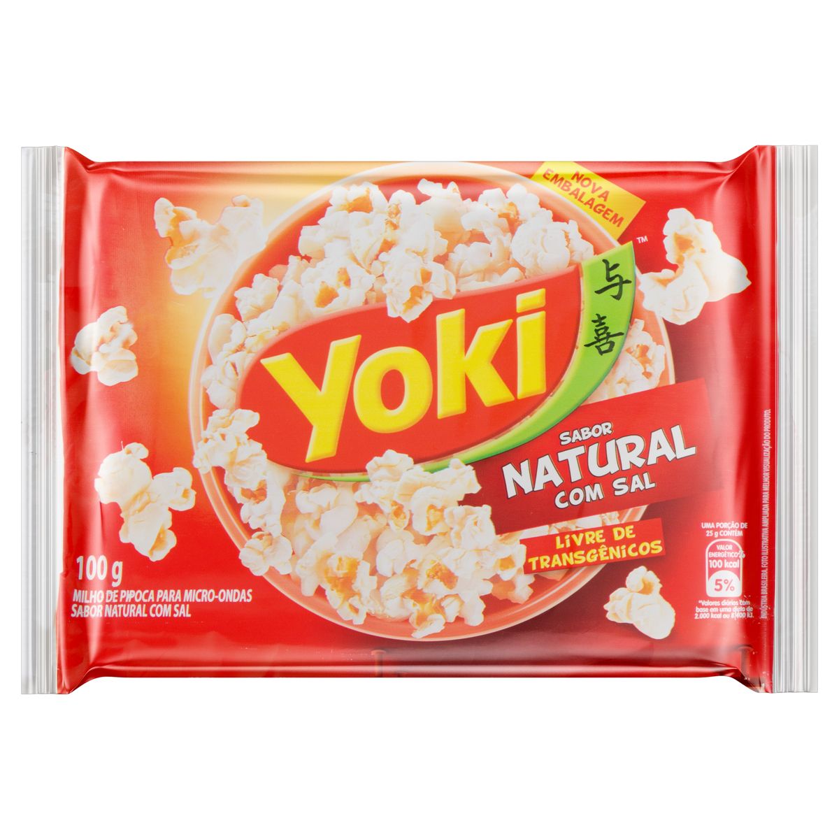 PIPOCA MICRO YOKI 50GR NATURAL