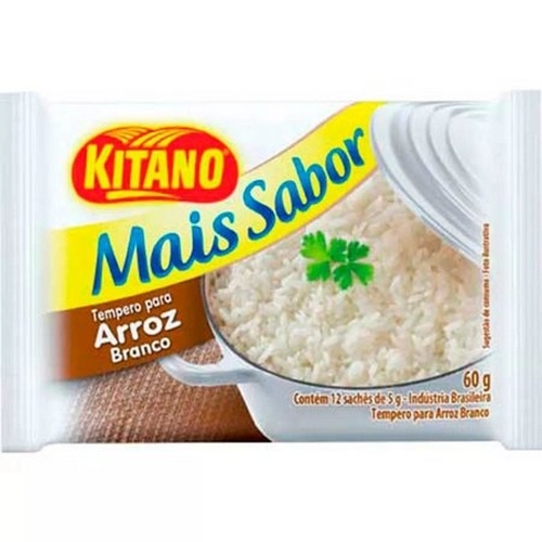 COND KITANO MAIS SABOR 60GR ARROZ BCO