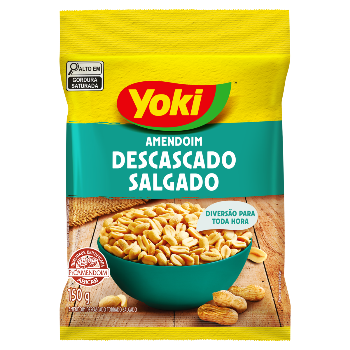 AMENDOIM YOKI 150GR DESC SALGADO