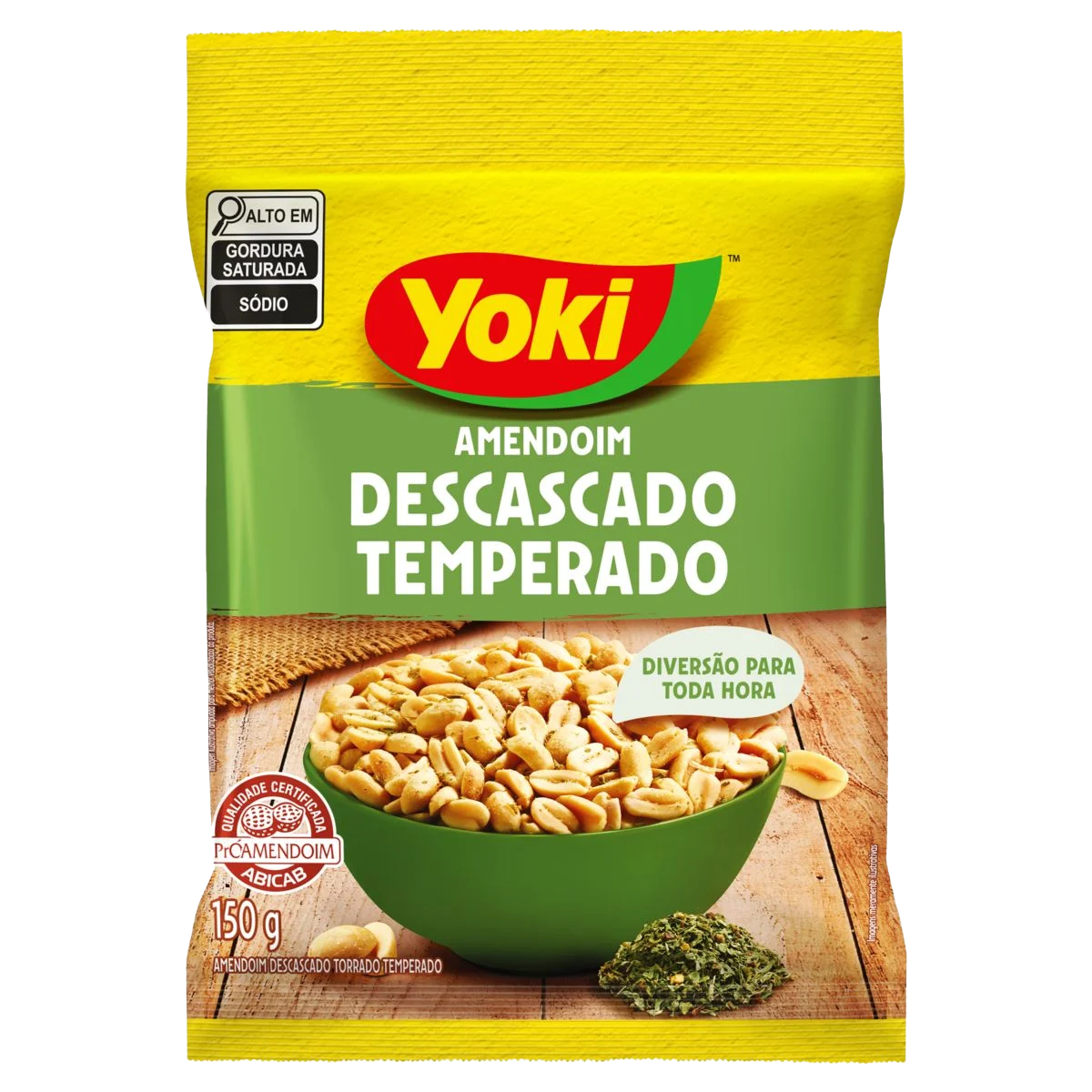 AMENDOIM YOKI 150GR DESC TEMPERADO