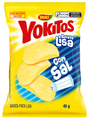BATATA LISA YOKITOS 45GR NATURAL C/ SAL