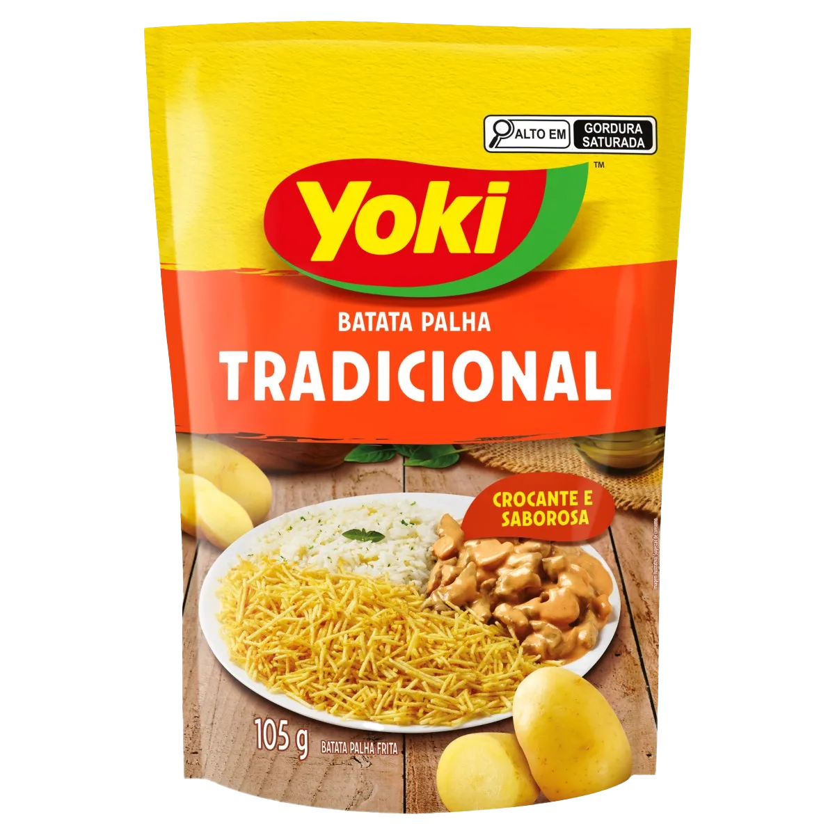 BATATA PALHA YOKI 105GR TRADICIONAL
