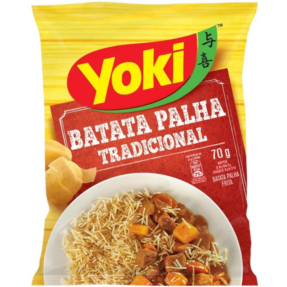 BATATA PALHA YOKI 70GR TRADICIONAL