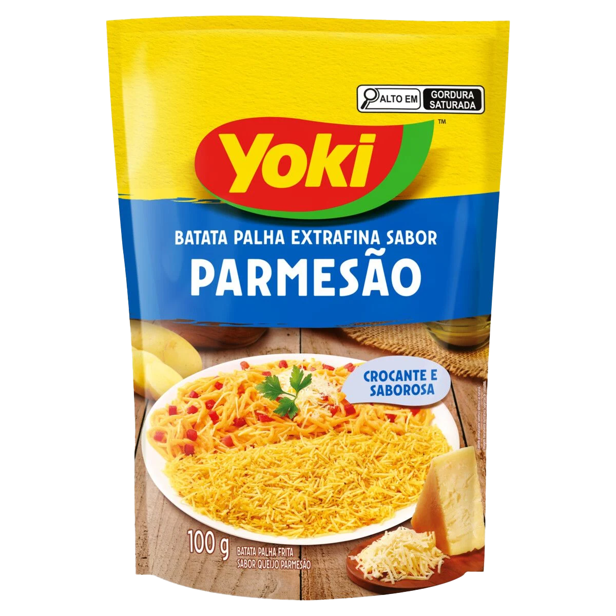 BAT. PALHA YOKI 100GR EXTRAFINA PARMESAO