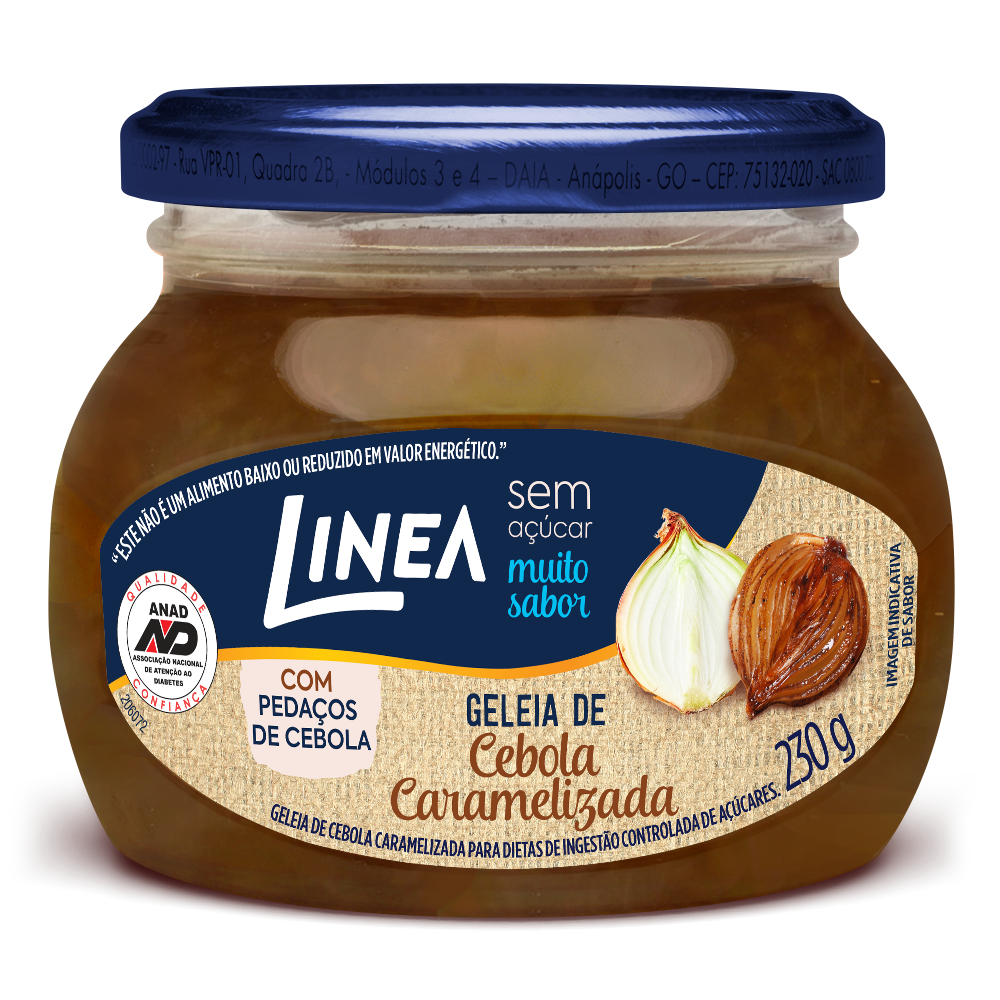 GELEIA DIET LINEA 230GR CEBOLA CARAMELIZ