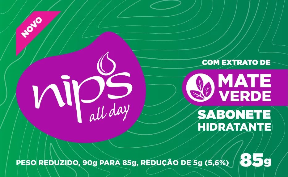 *SABONETE NIPS ALL DAY 85GR MATE VERDE