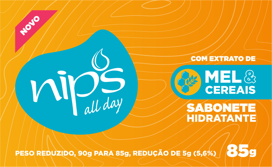 SABONETE NIPS ALL DAY 85GR MEL E CEREAIS