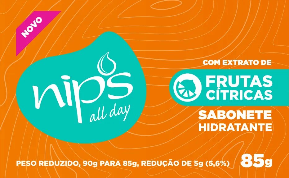 *SABONETE NIPS ALL DAY 85GR FRUTAS CITRI