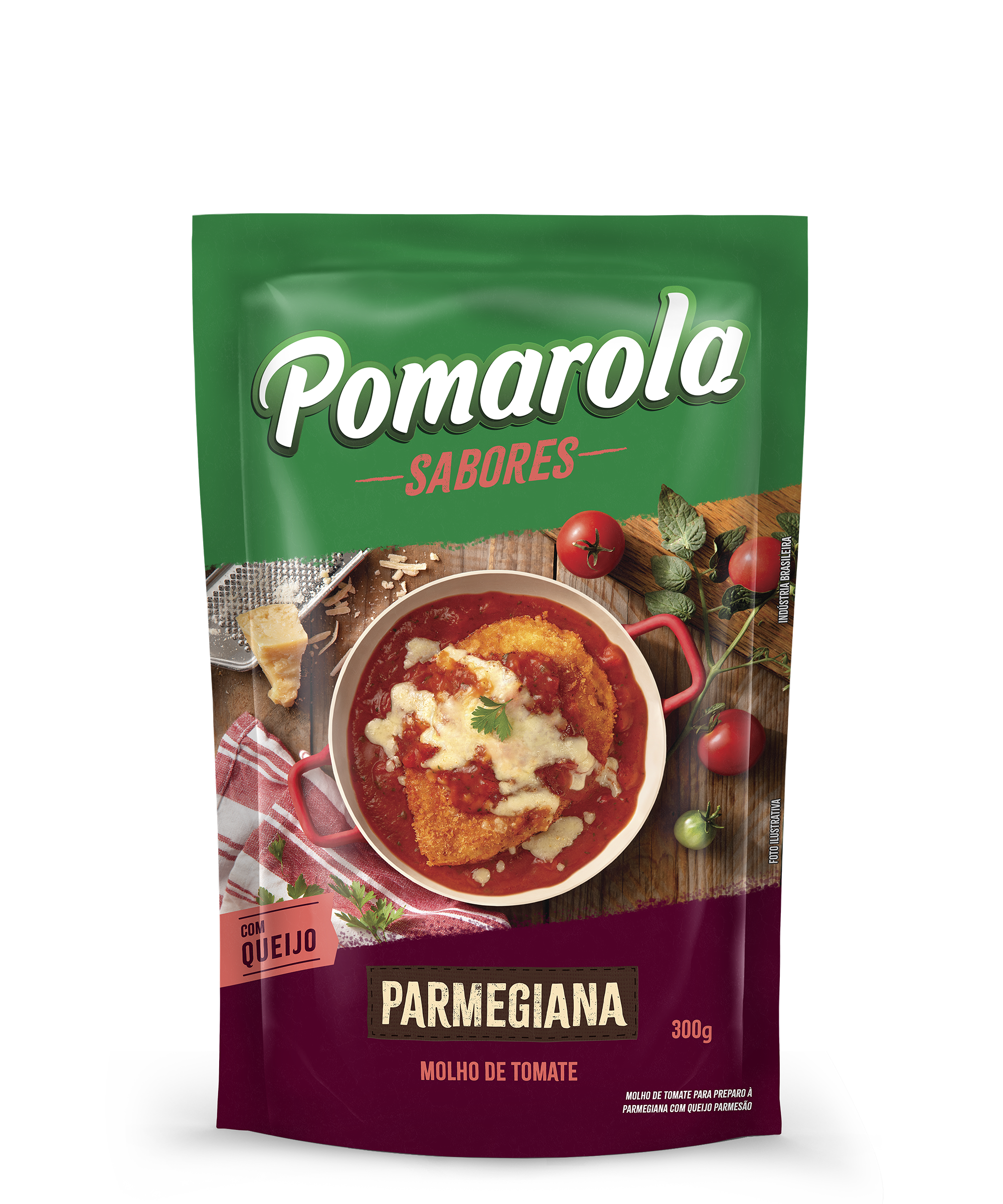MOLHO DE TOM. POMAROLA 300GR PARMEGIAN
