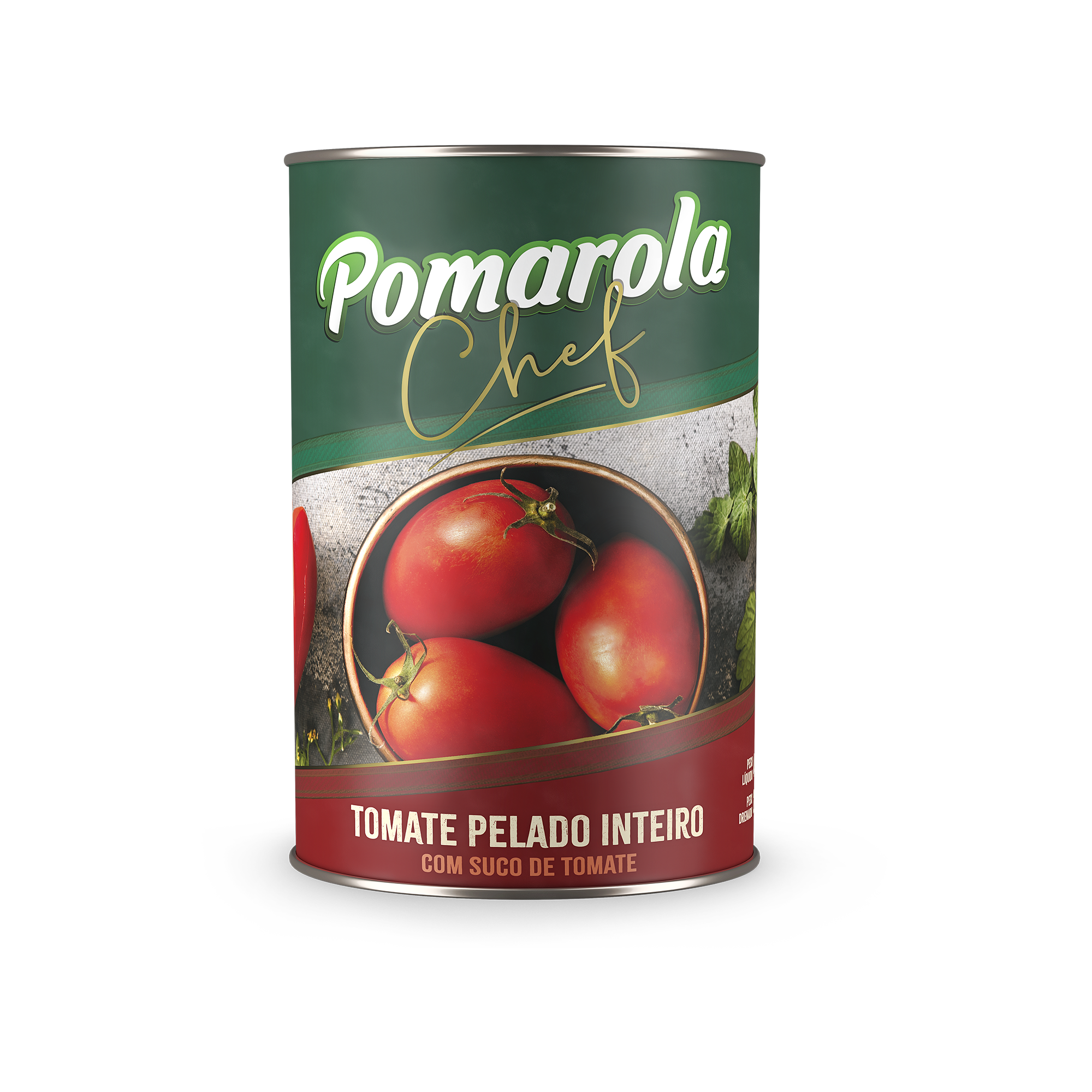 TOM. PELADO POMAROLA 400GR LT